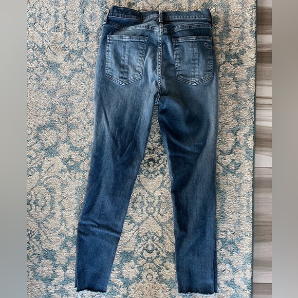 Rag & Bone High Rise Skinny Ankle Jeans 28 - Picture 6 of 10